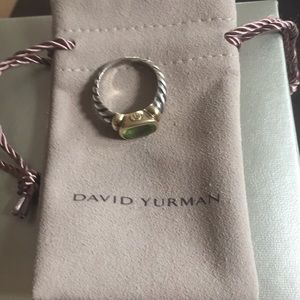 David Yurman Peridot Noblesse Ring